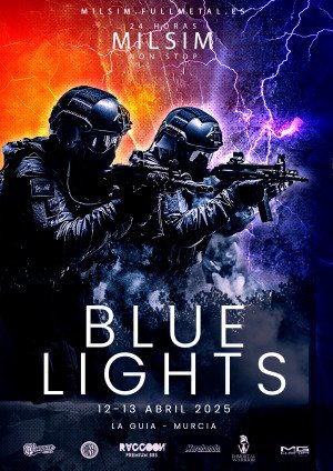 2 BLUE LIGHTS